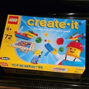 Lego Create It 03093 Race to Build Vintage Game RoseArt Rare HTF Ages 6+